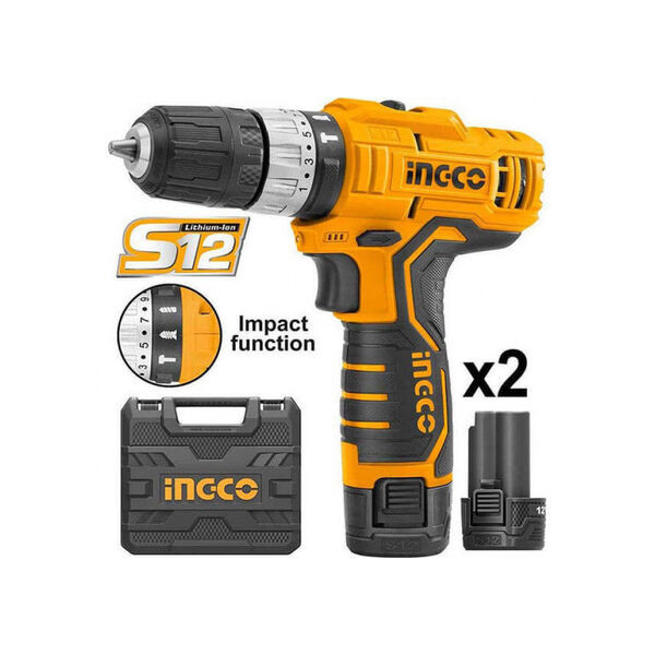 Electric hammer drill driver 12V (CIDLI1232)